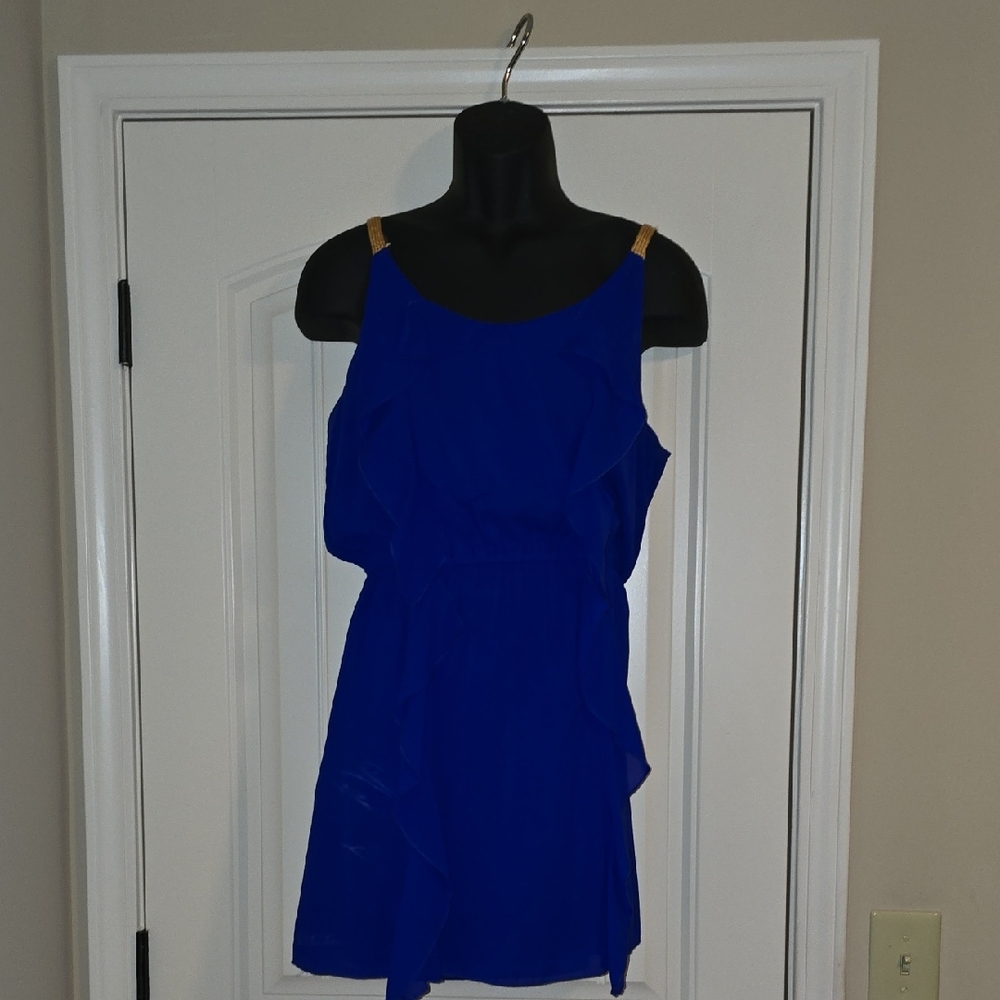 Elegant Blue Women's Dress